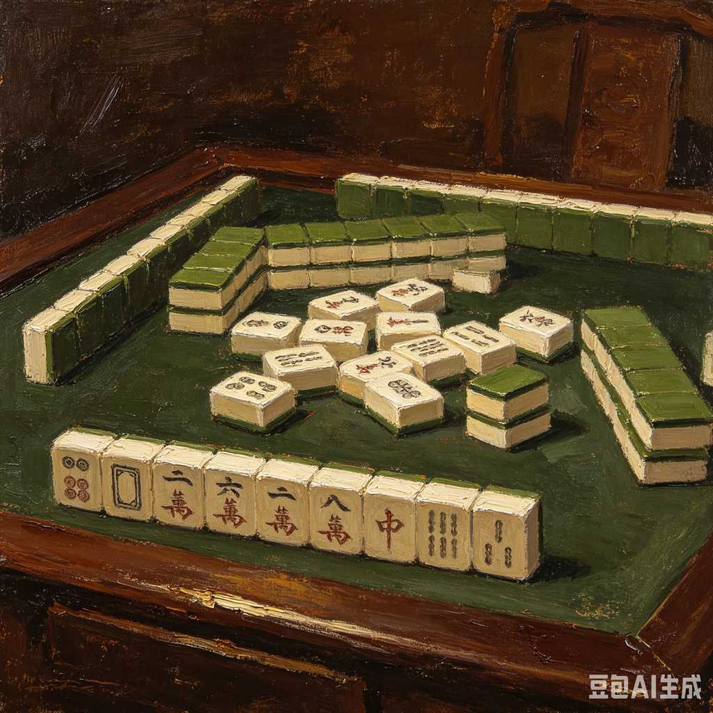 small mahjong mat portable