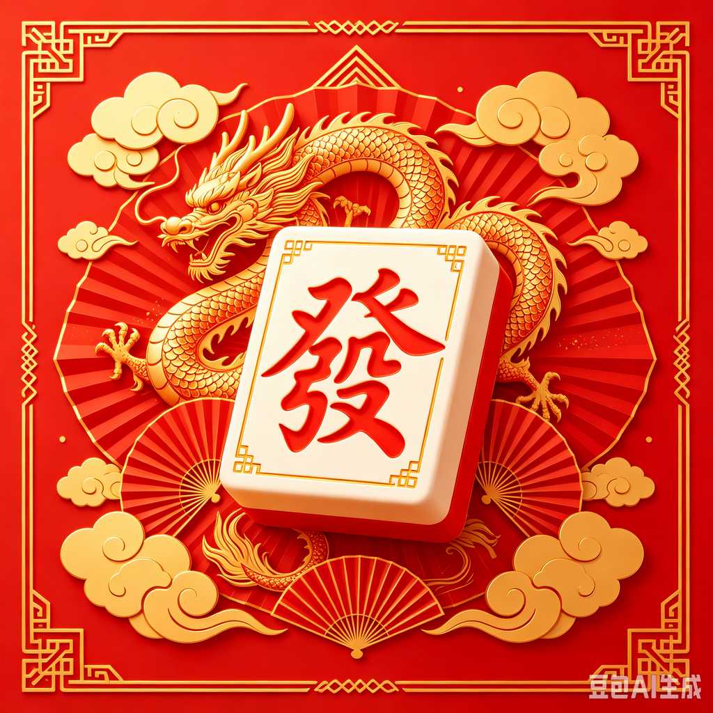 bright print mahjong tiles